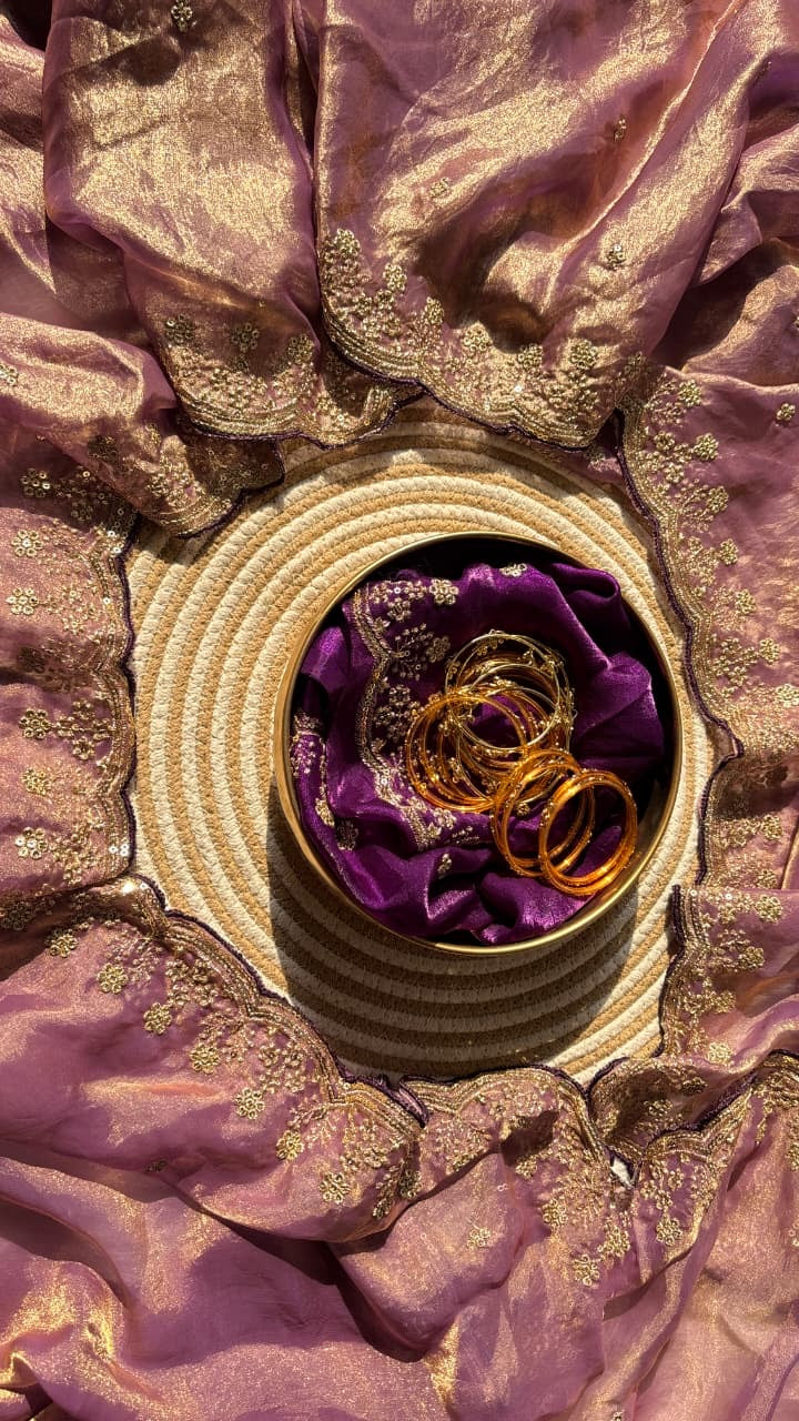 Satin silk saree