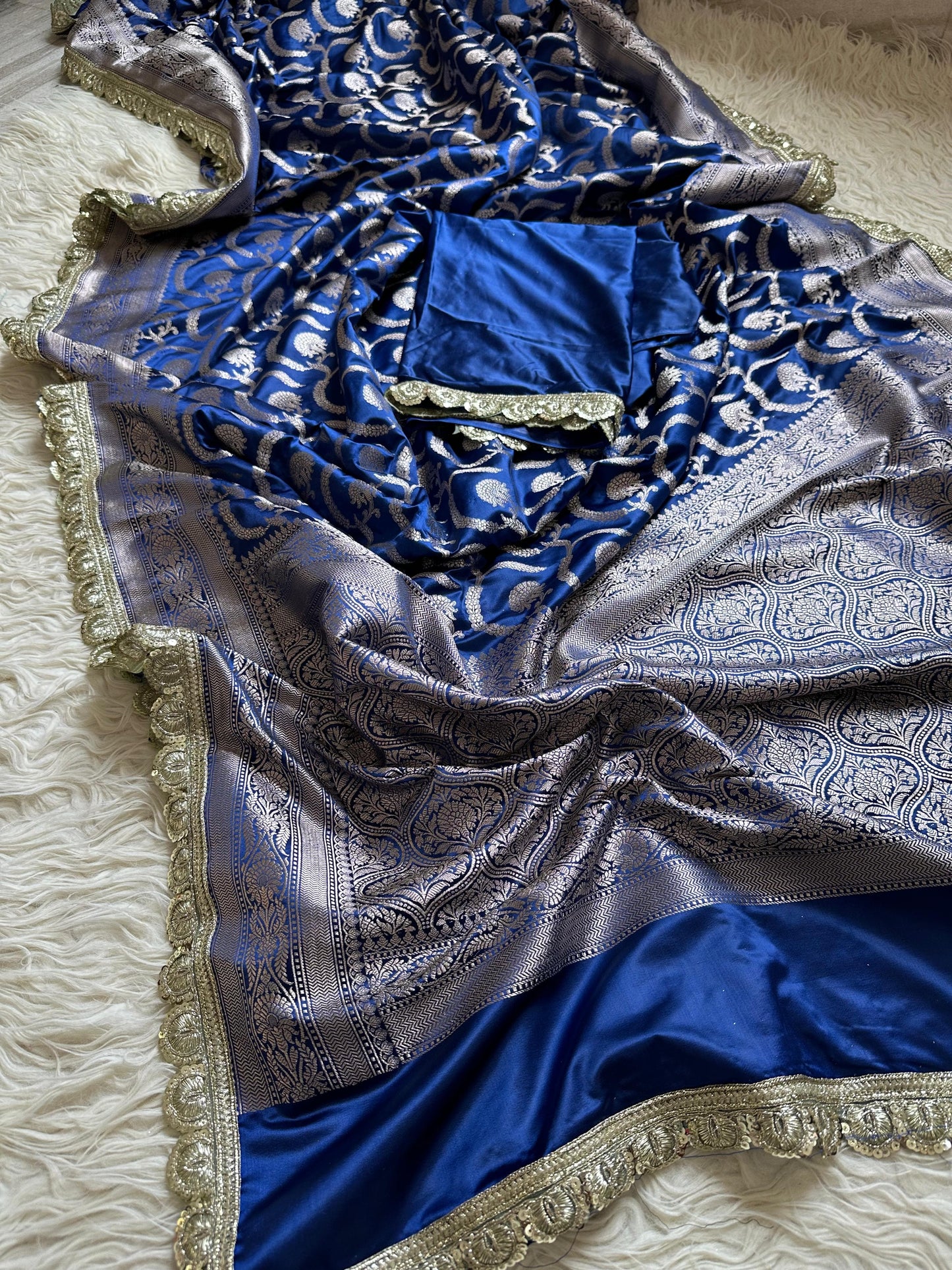 Banarasi mashru silk saree