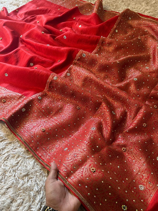 Banarasi Katan Tissue Silk Saree