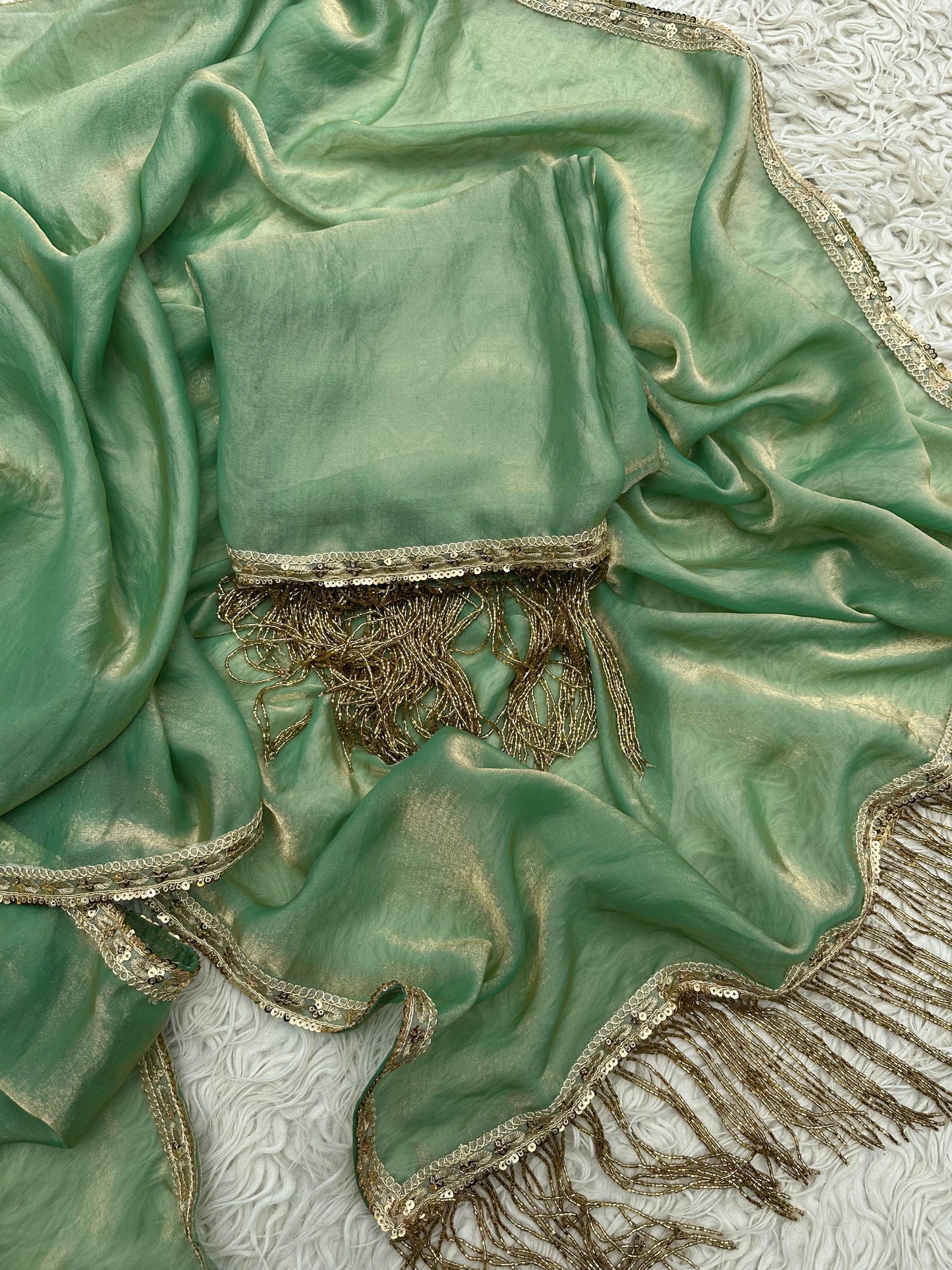 Banarasi tissue silk saree