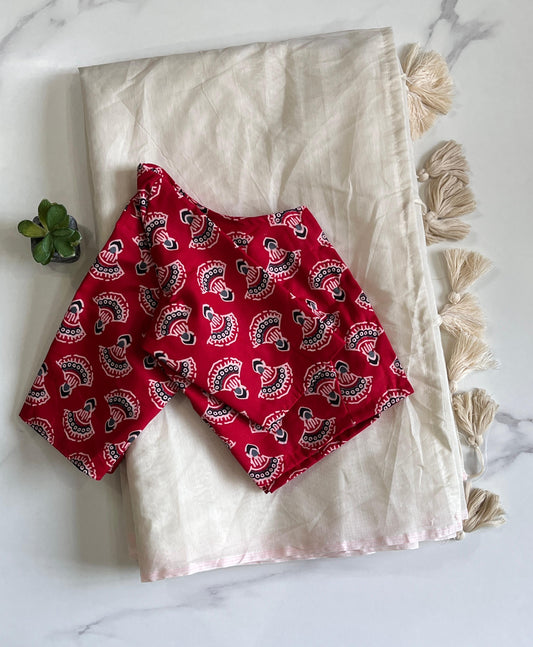 Chanderi cotton saree