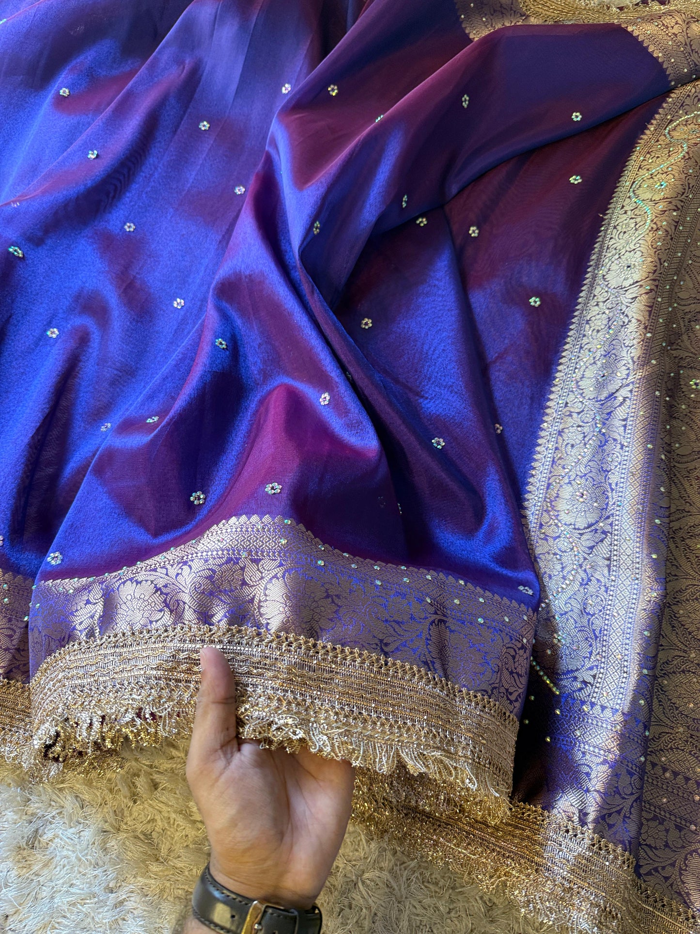 Banarasi tissue silk saree