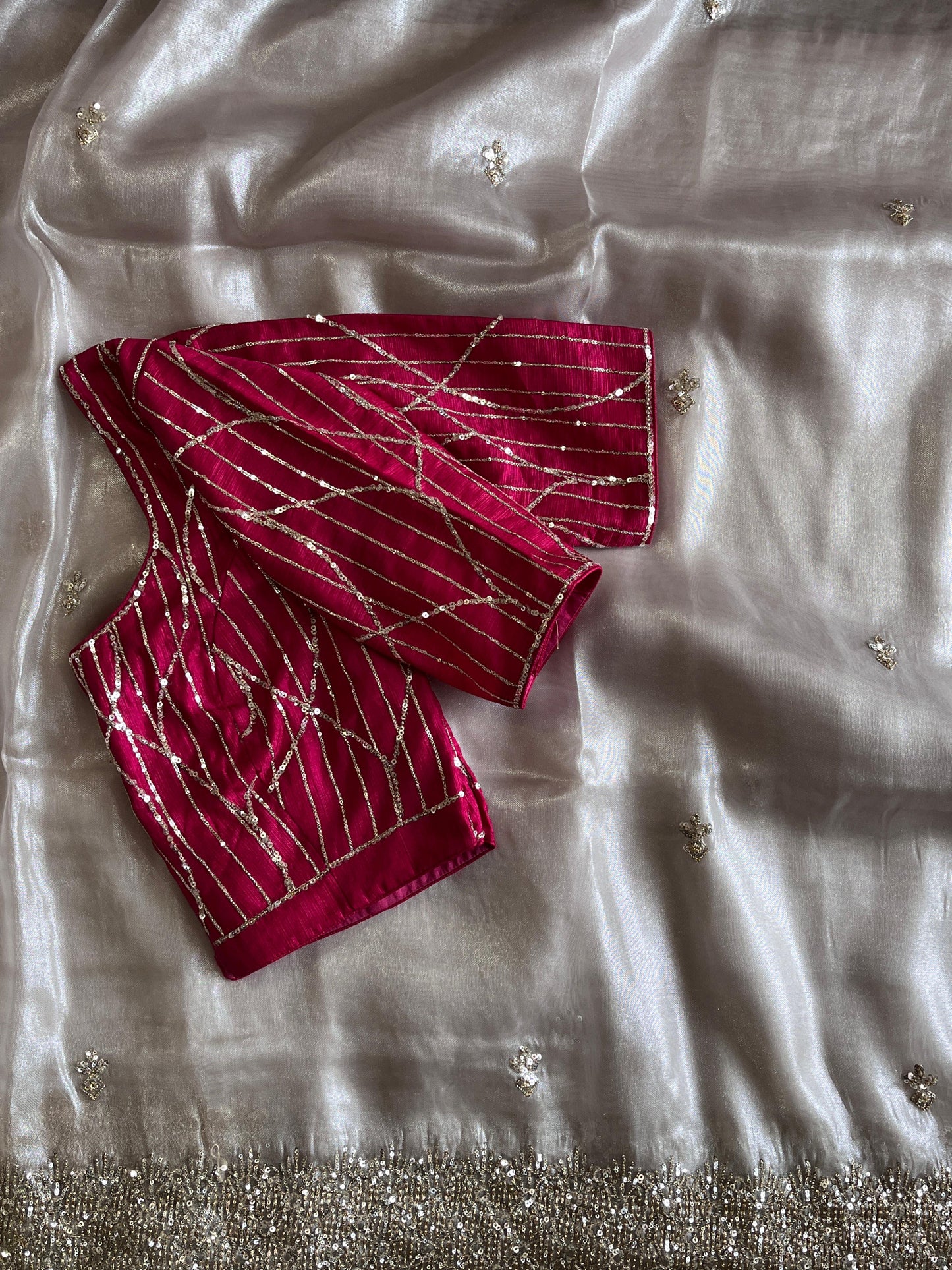 Pure tissue saree