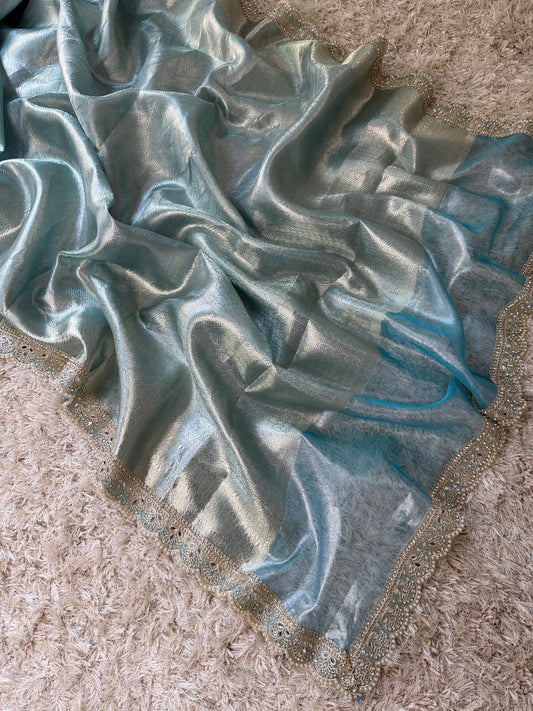 Tissue banarasi saree