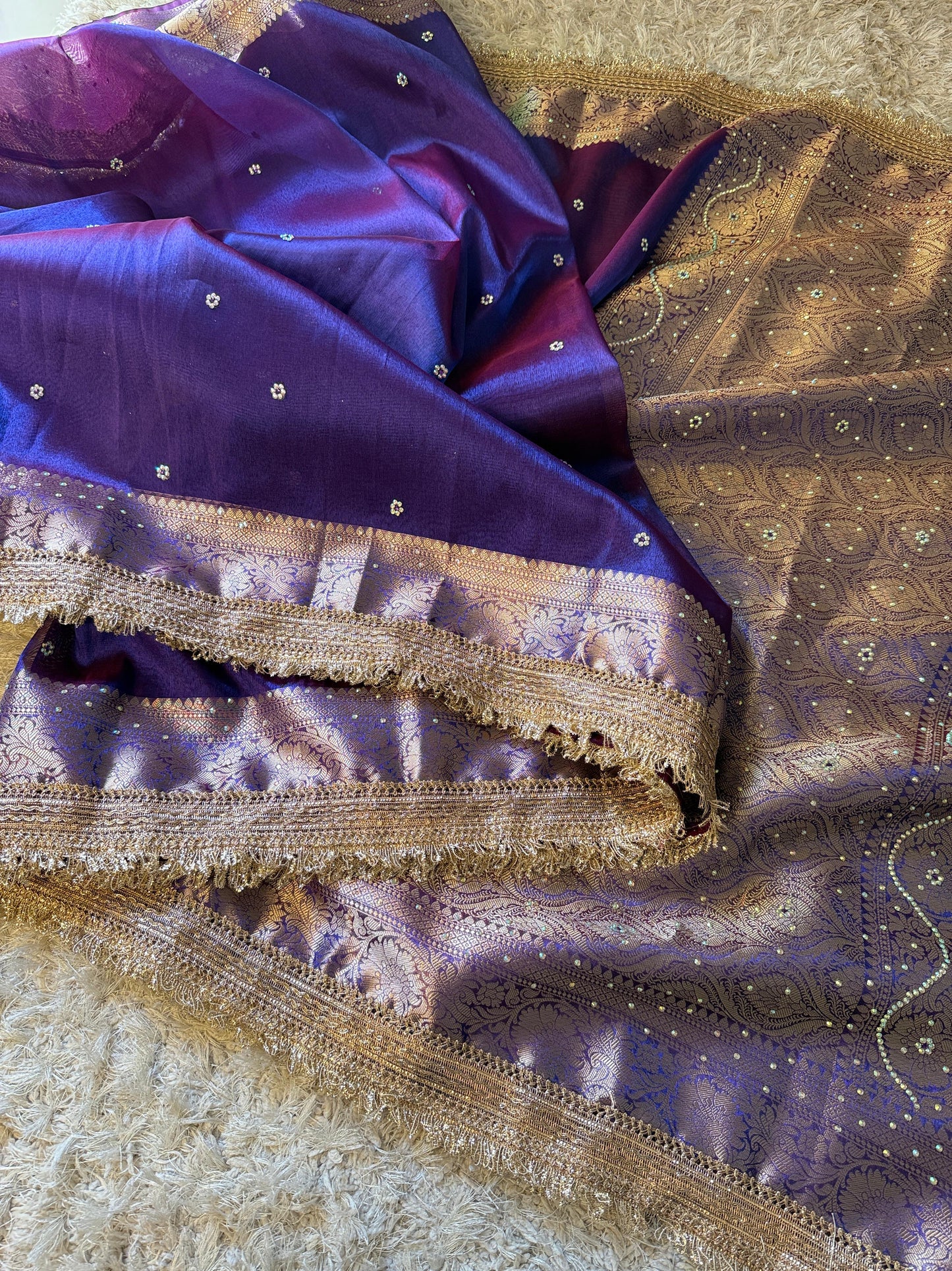 Banarasi tissue silk saree