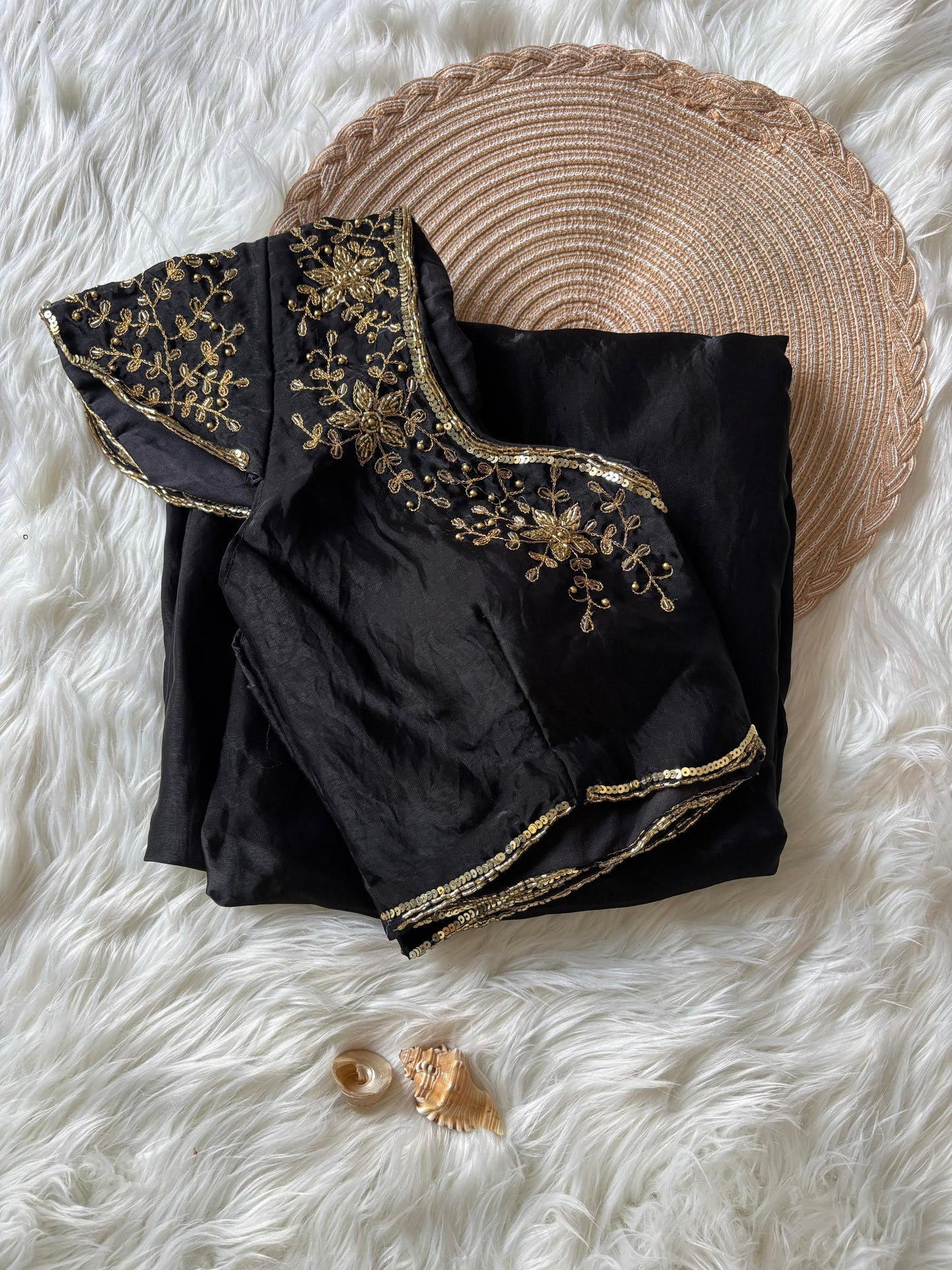 Space silk saree