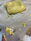 Crunchy silk saree