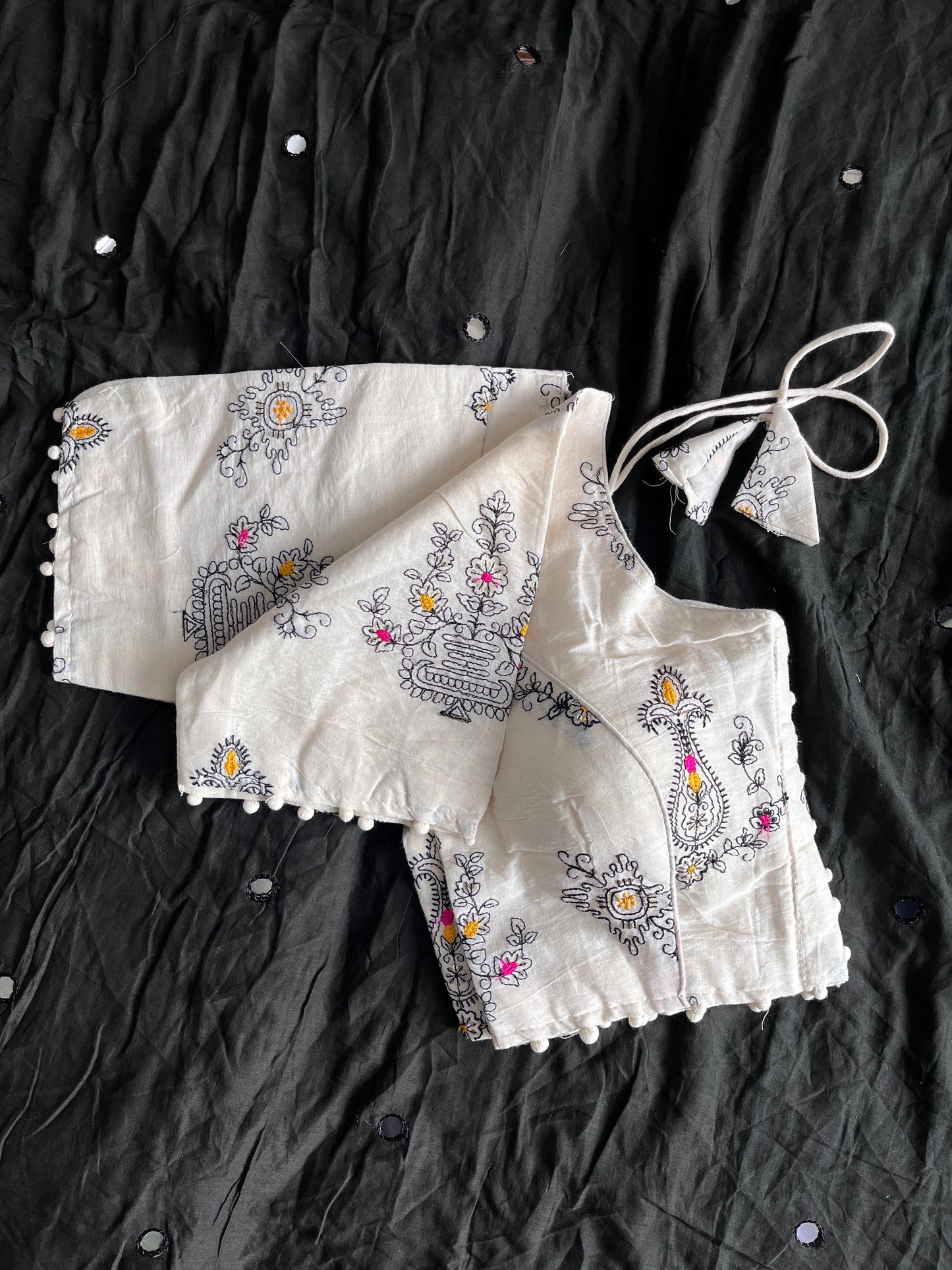 Mulmul cotton saree