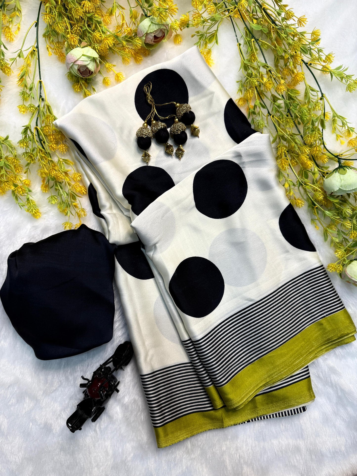 Creap silk saree