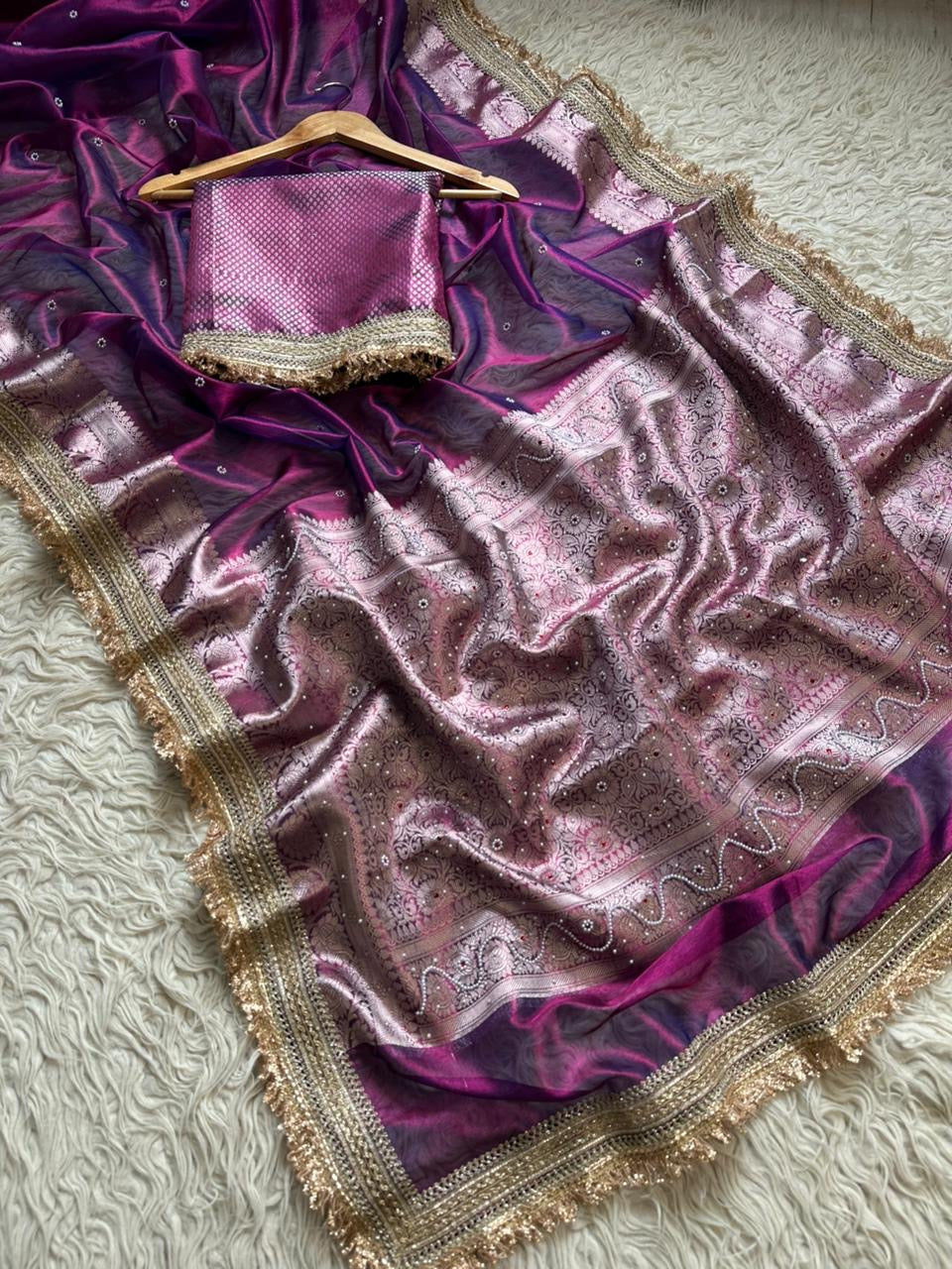 Banarasi maharani tissue
