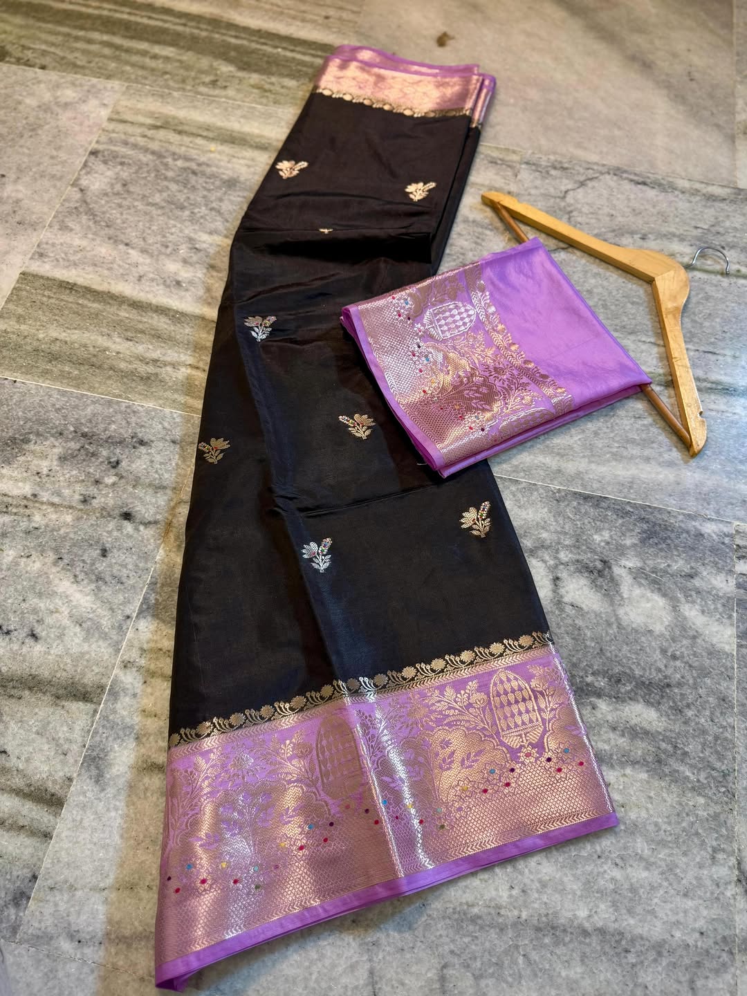 Banarasi katan silk saree