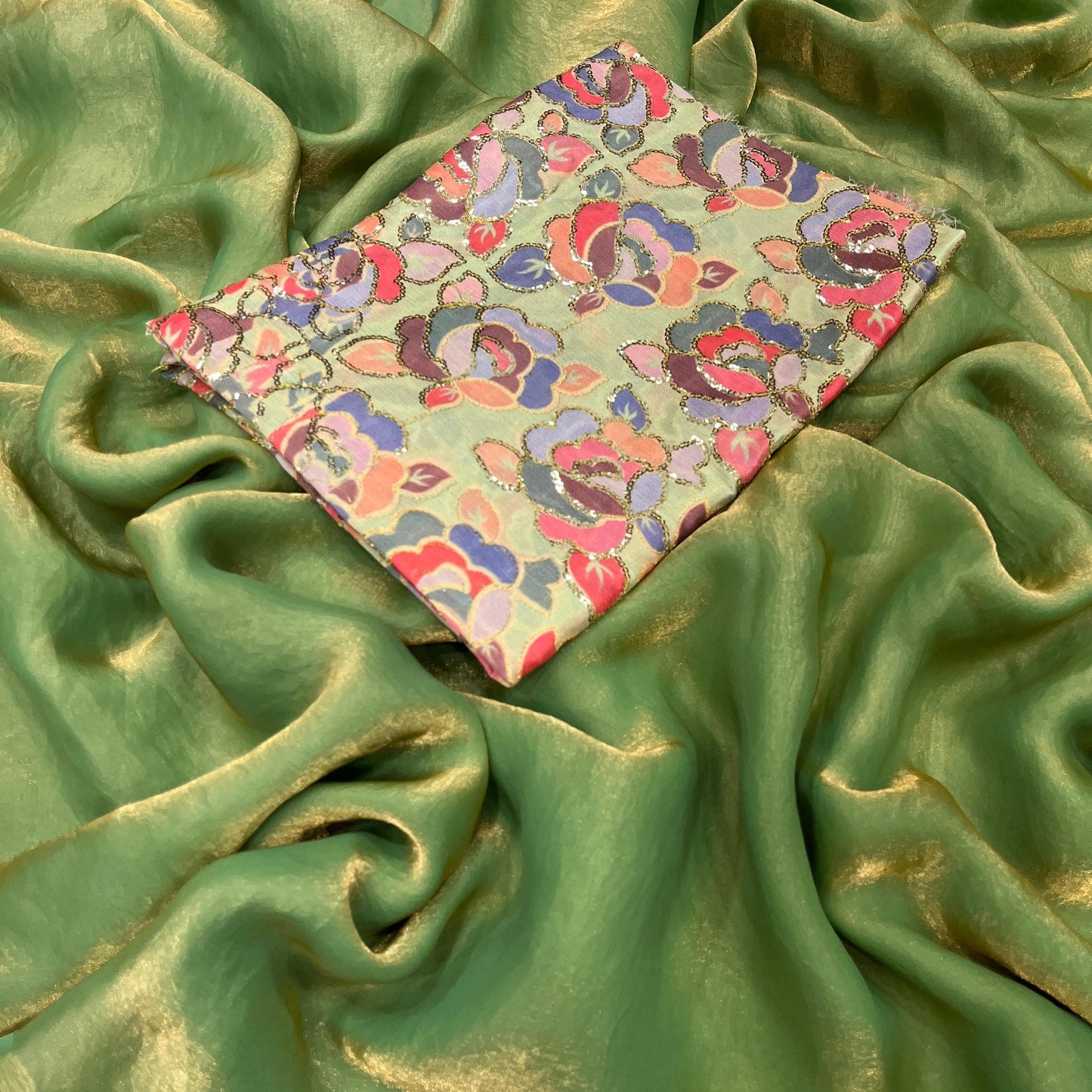 Space silk saree