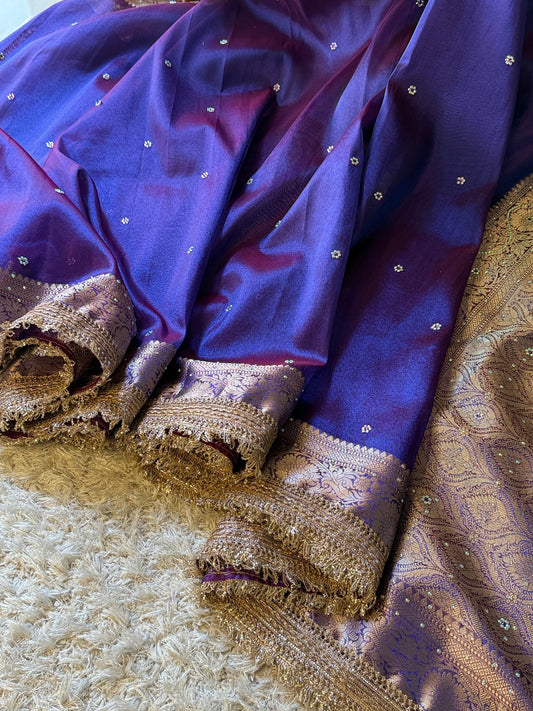 Banarasi tissue silk saree