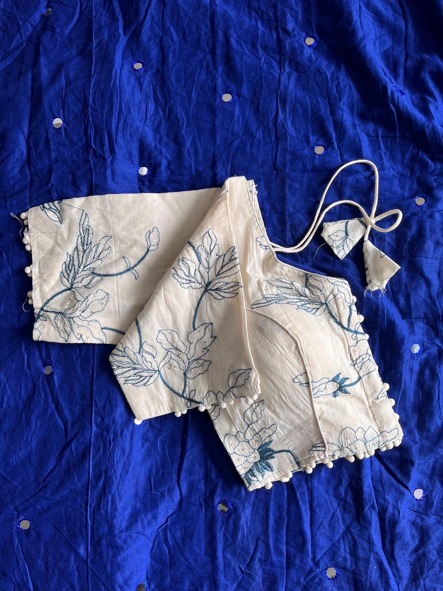Mulmul cotton saree