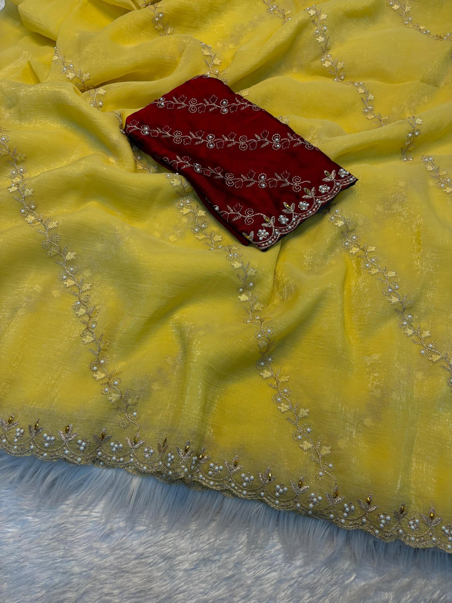 Soft crunchy saree