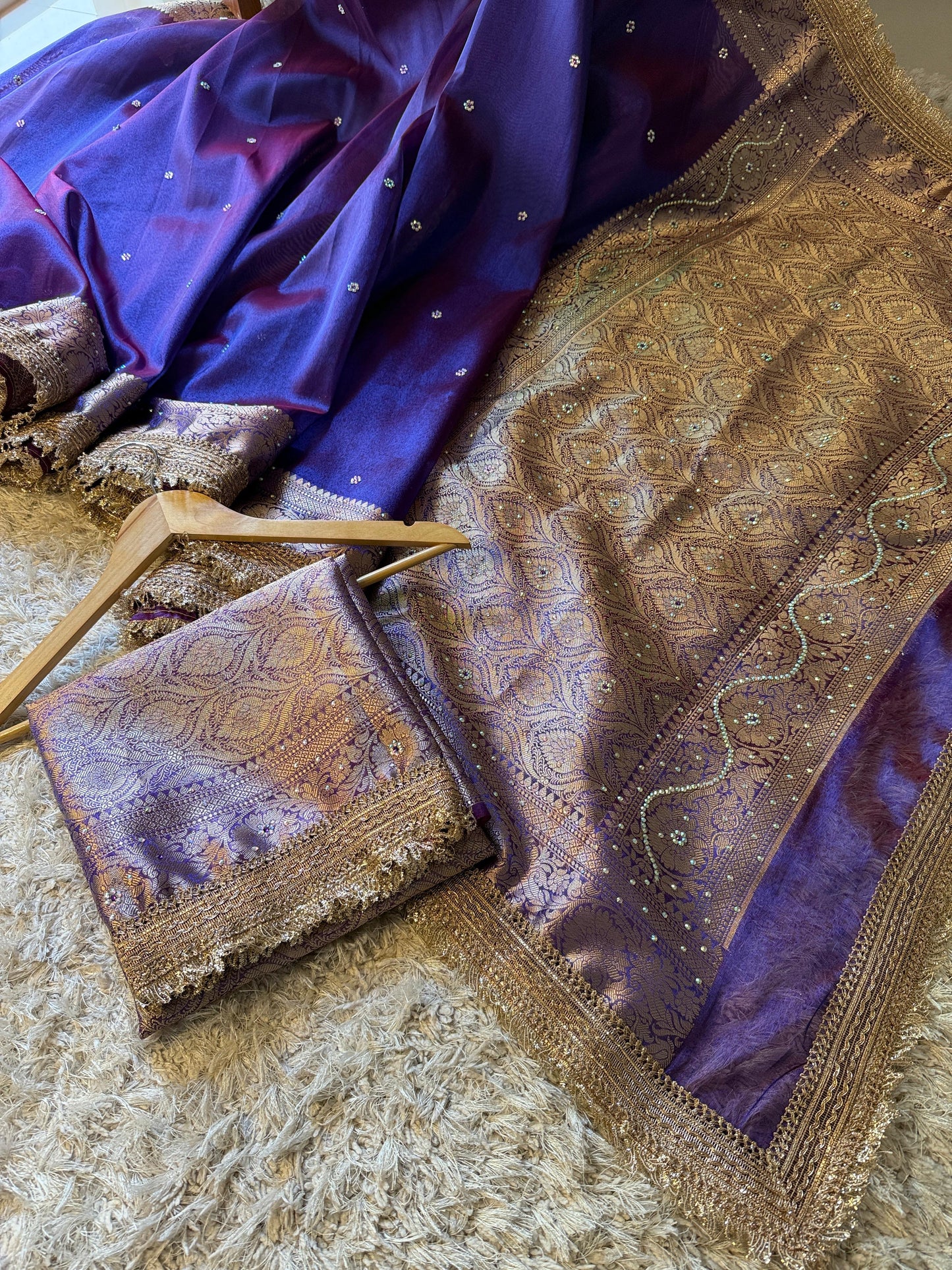 Banarasi tissue silk saree
