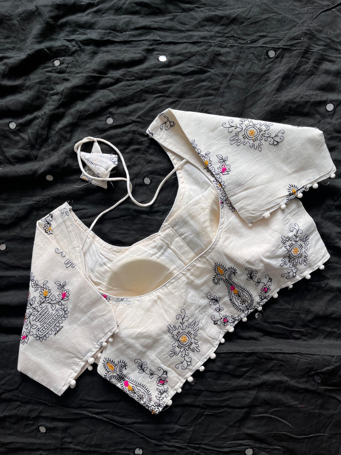 Mulmul cotton saree
