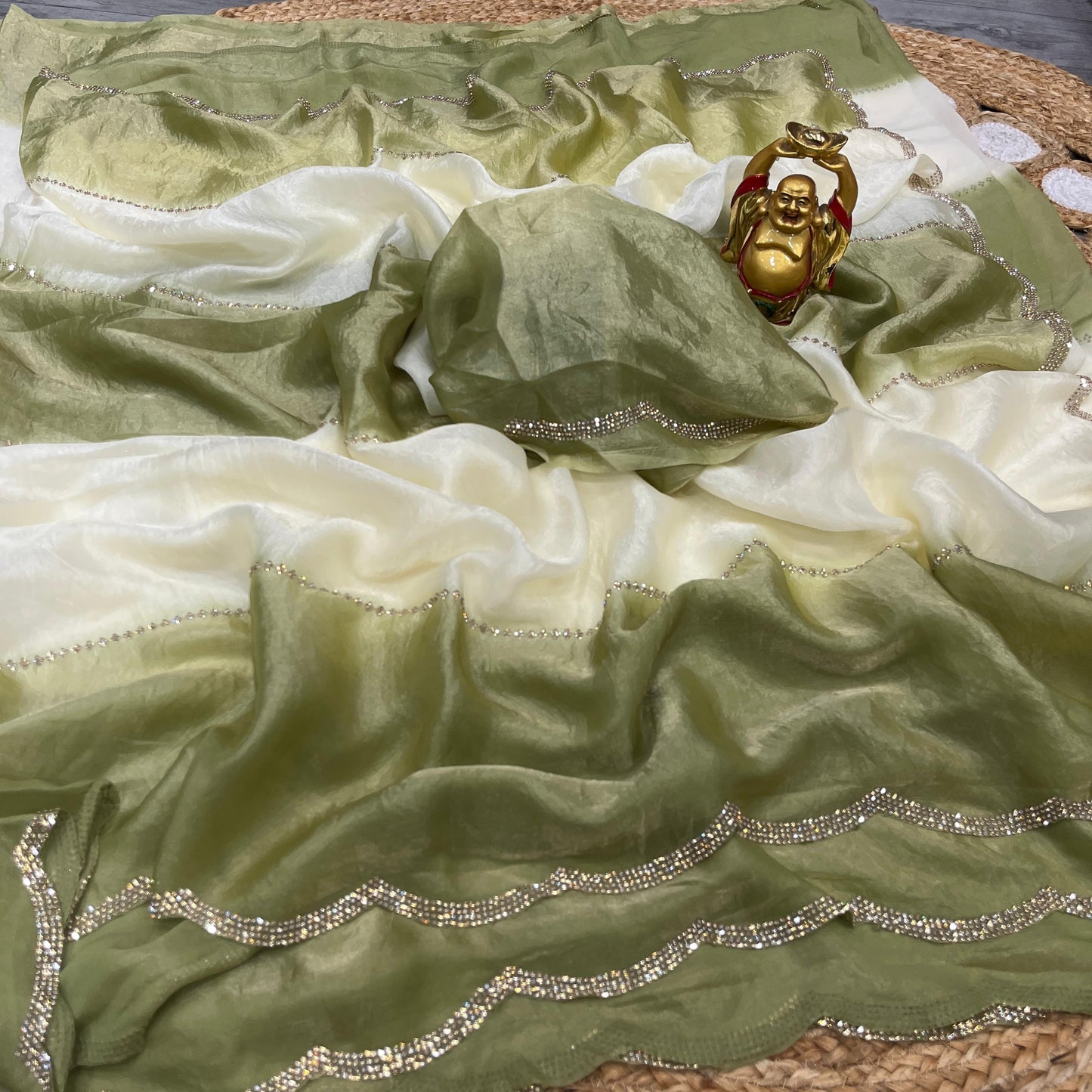 Space silk saree