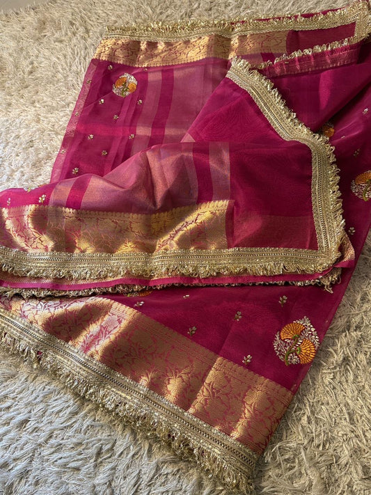 Tissue silk saree