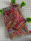 Pure Viscose Saree With Multi Colored