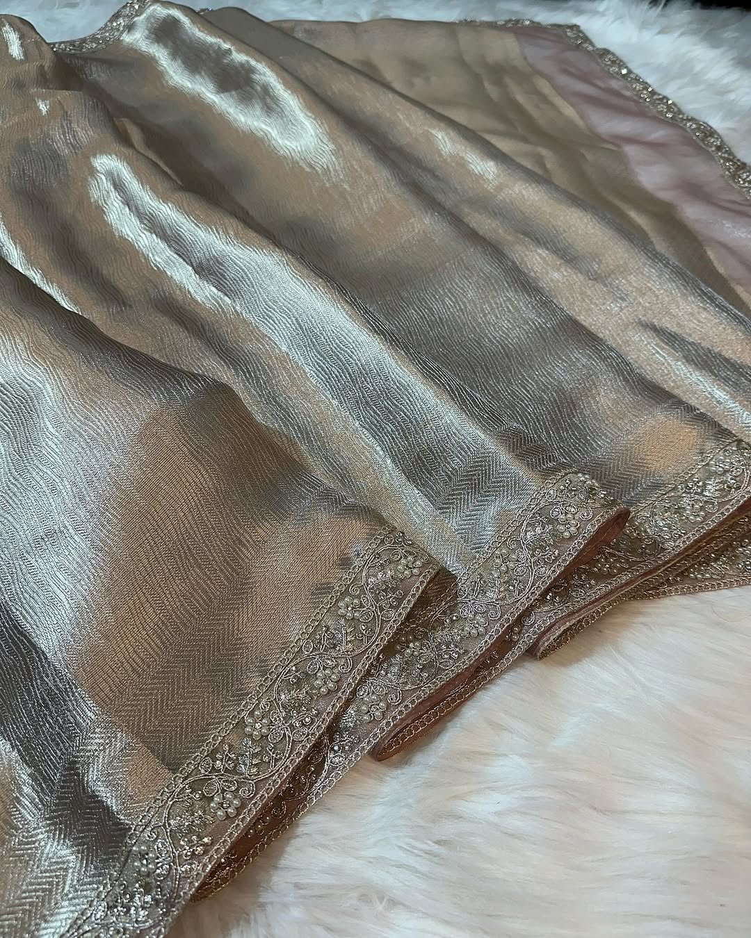banarasi SOFT KANCHIPURAM TISSUE SILK
