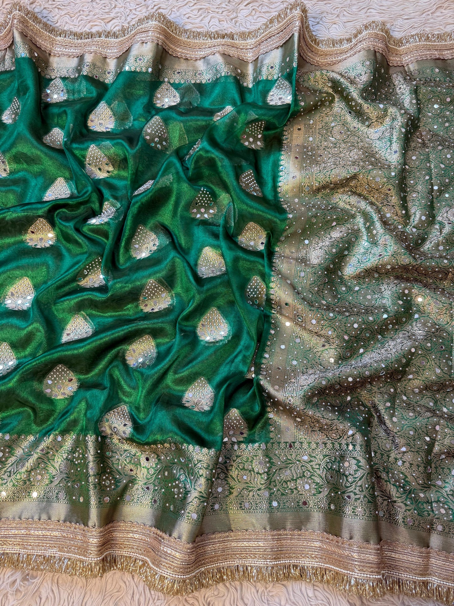 Banarasi maharani tissue saree