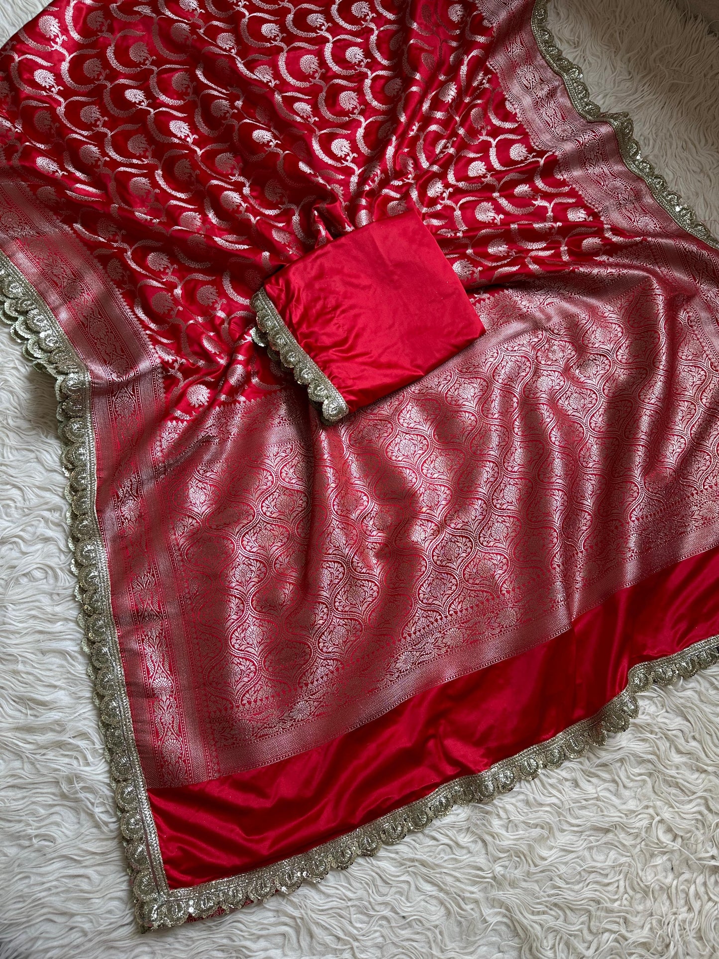 Banarasi mashru silk saree