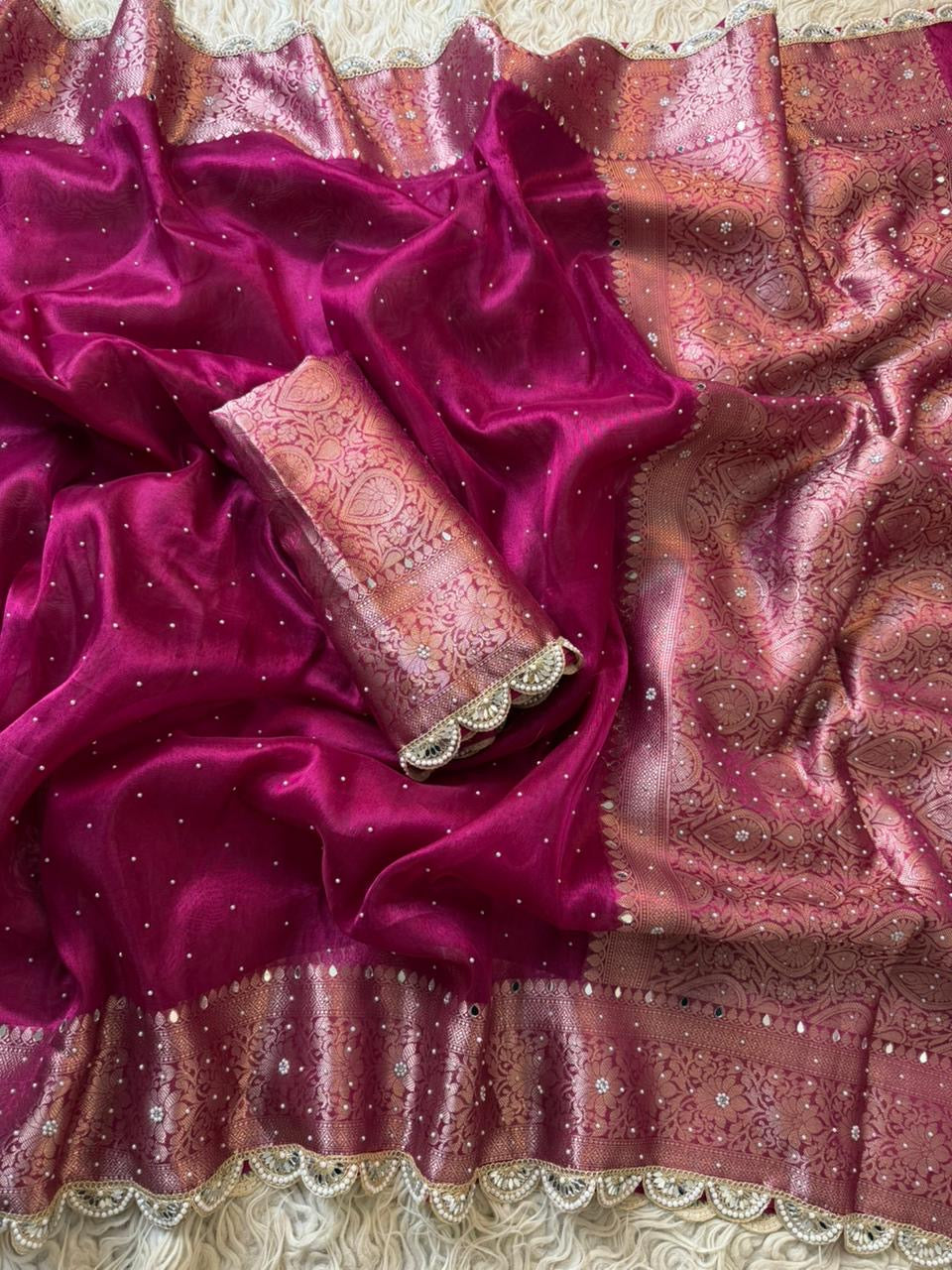 Banarasi tissue saree