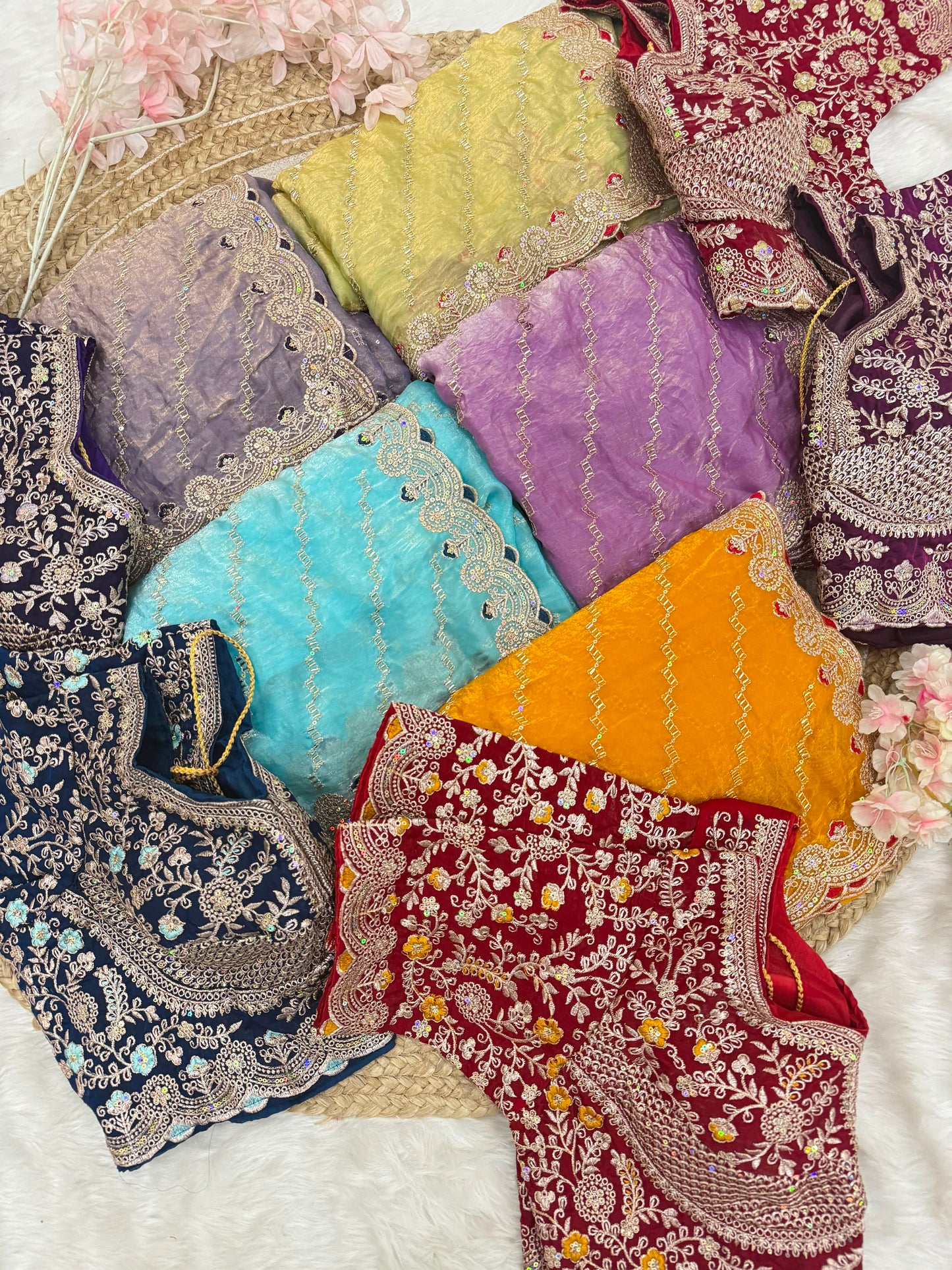Space silk saree