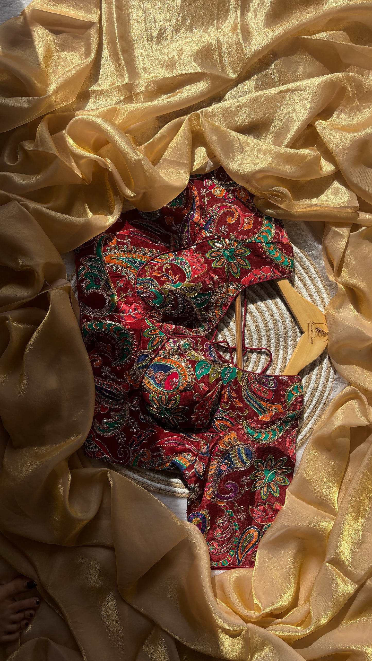 Spaec satin silk saree