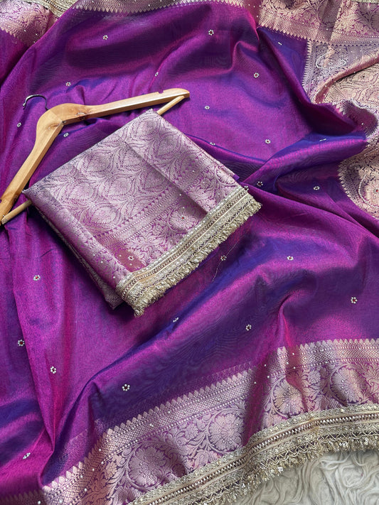 Banarasi maharani tissue saree