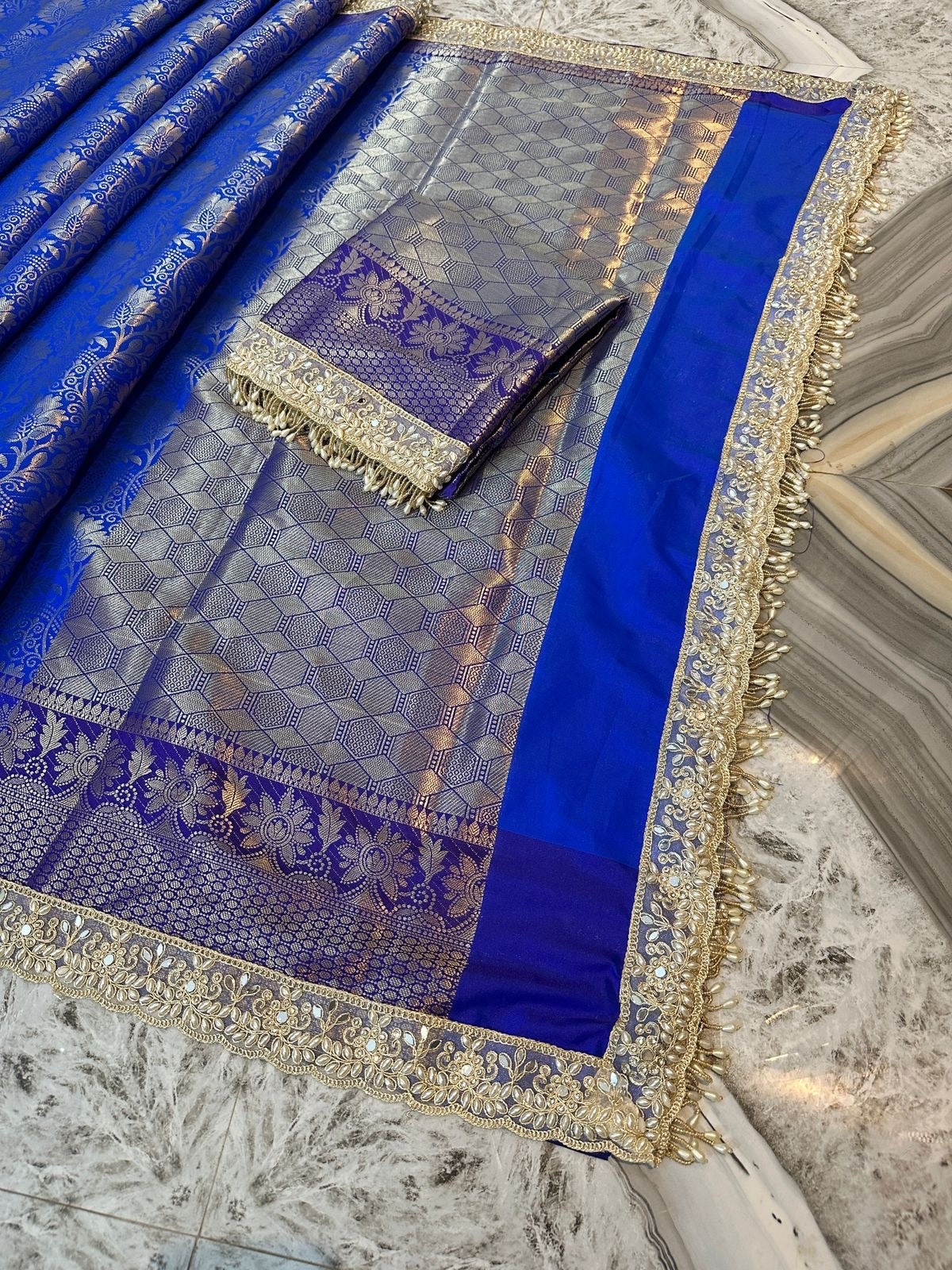 Banarasi katan silk saree