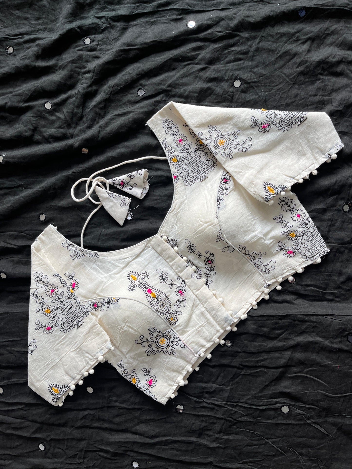 Mulmul cotton saree