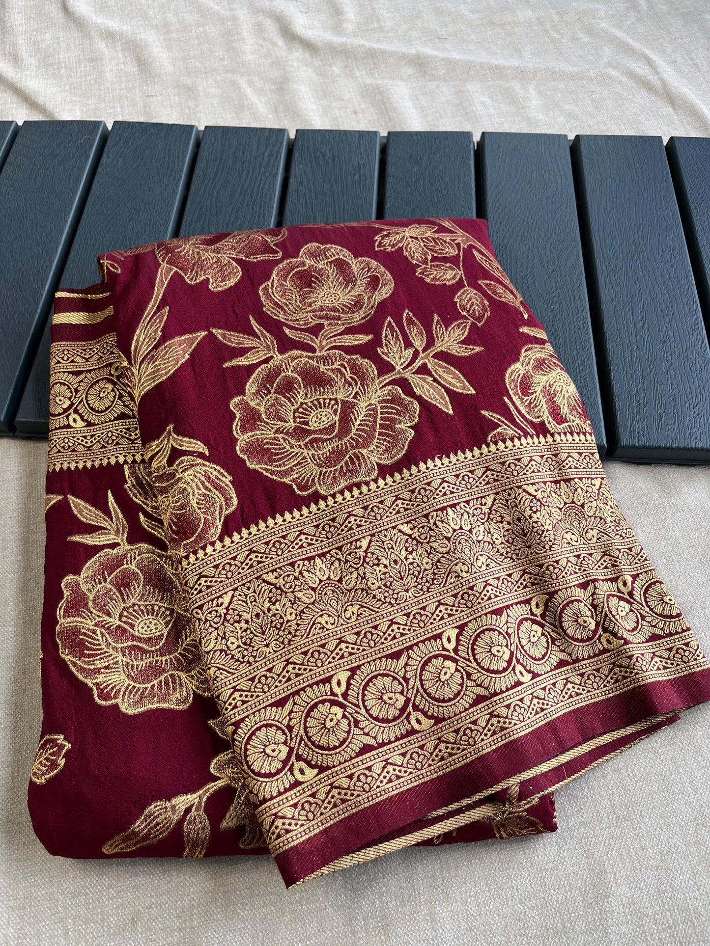 Soft khadi Georgette Silk Saree