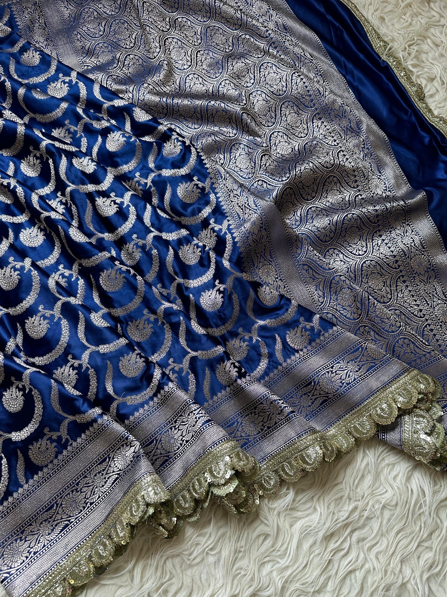 Banarasi mashru silk saree