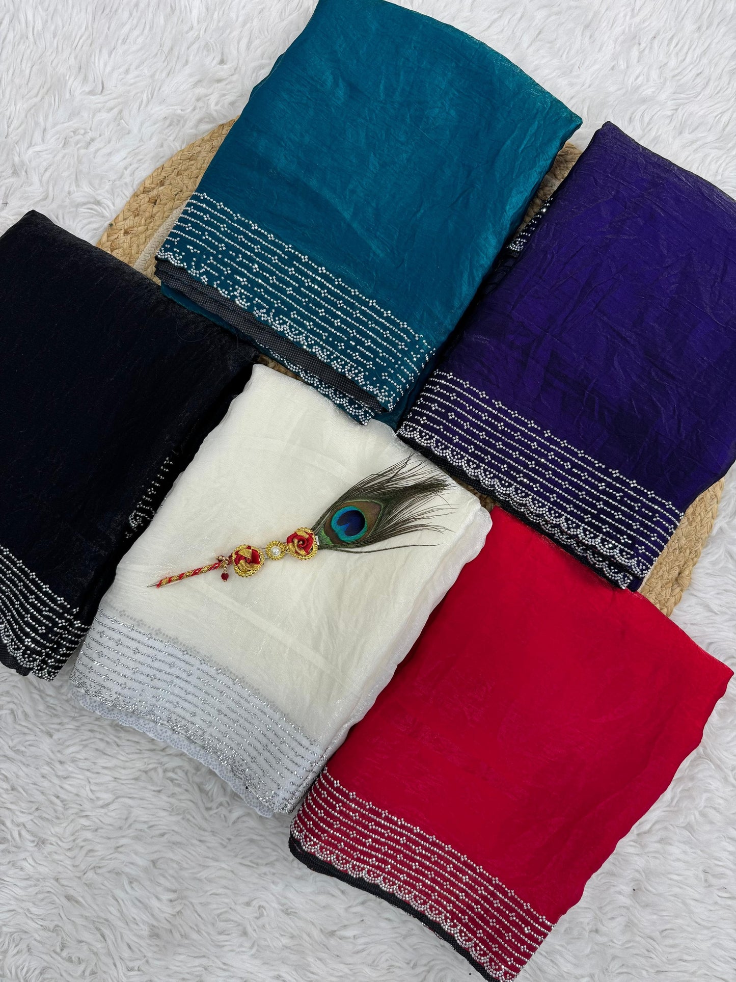 Space silk saree