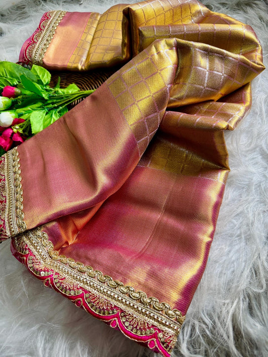 Tissue silk saree