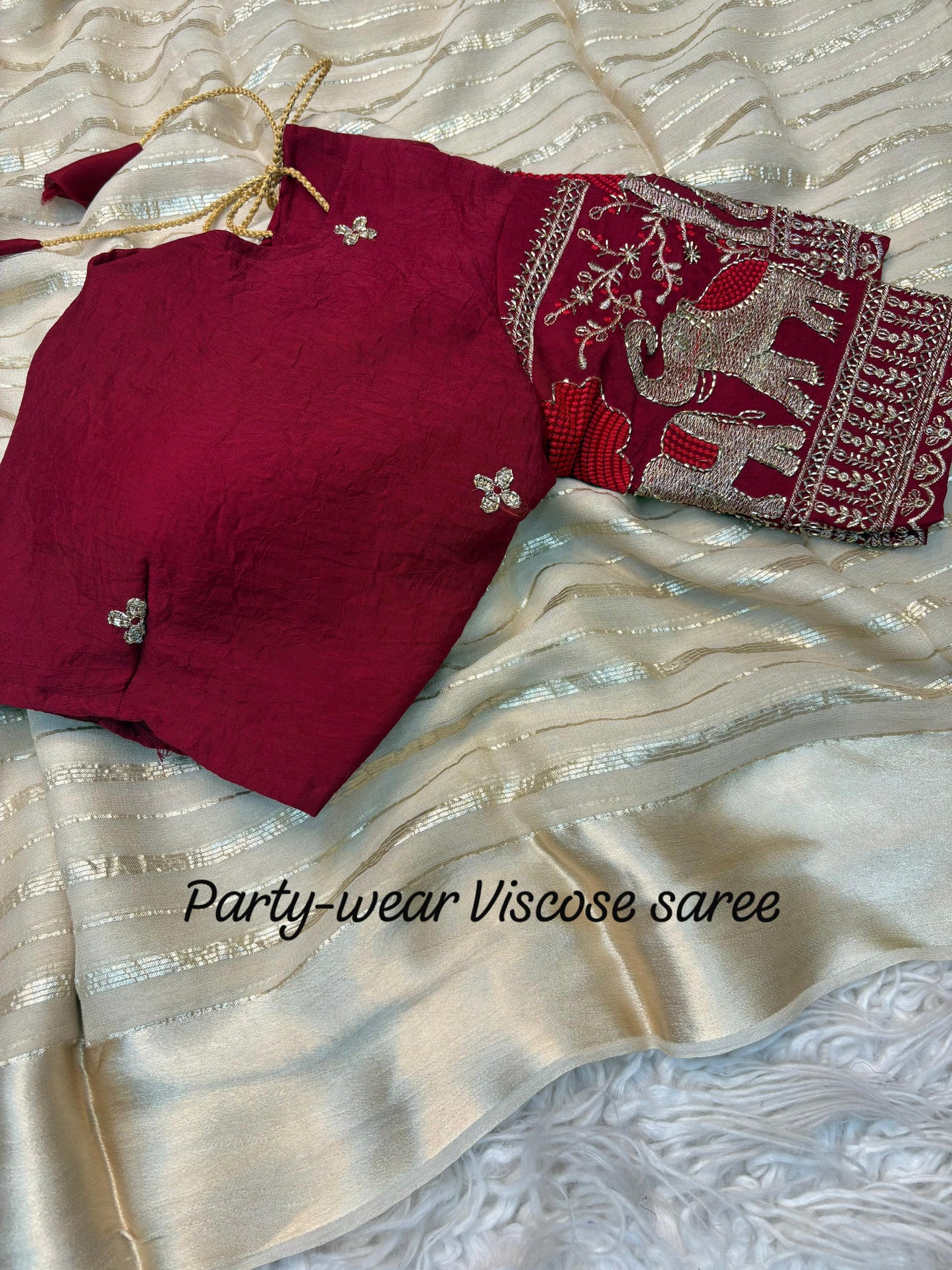 Viscose saree
