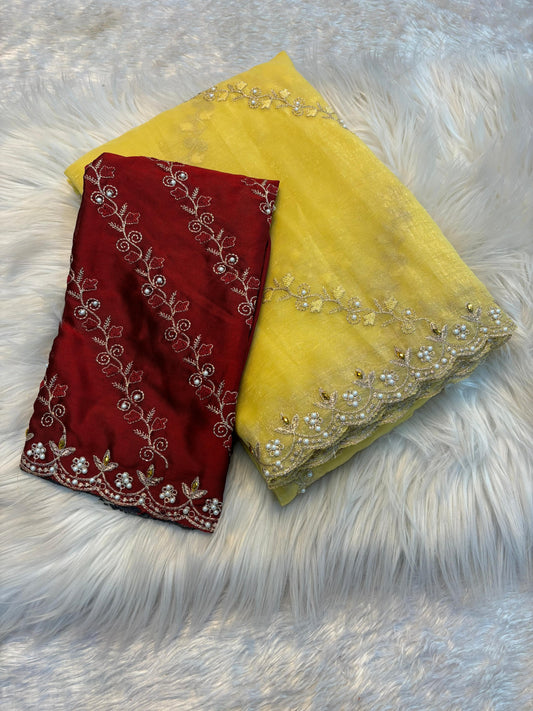 Soft crunchy saree