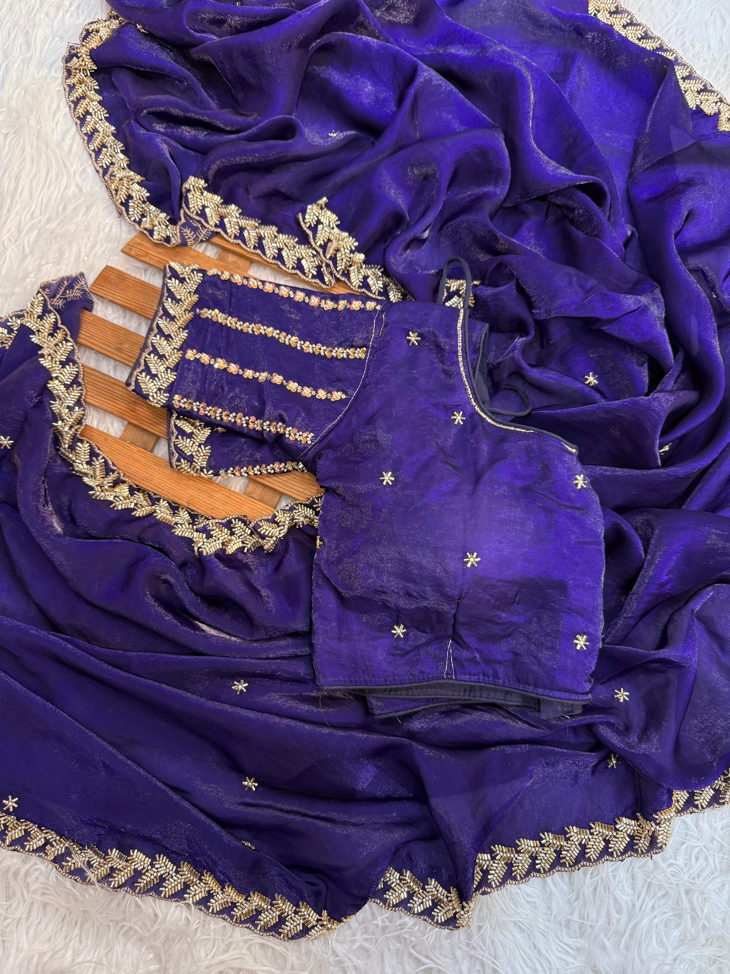 Space silk saree