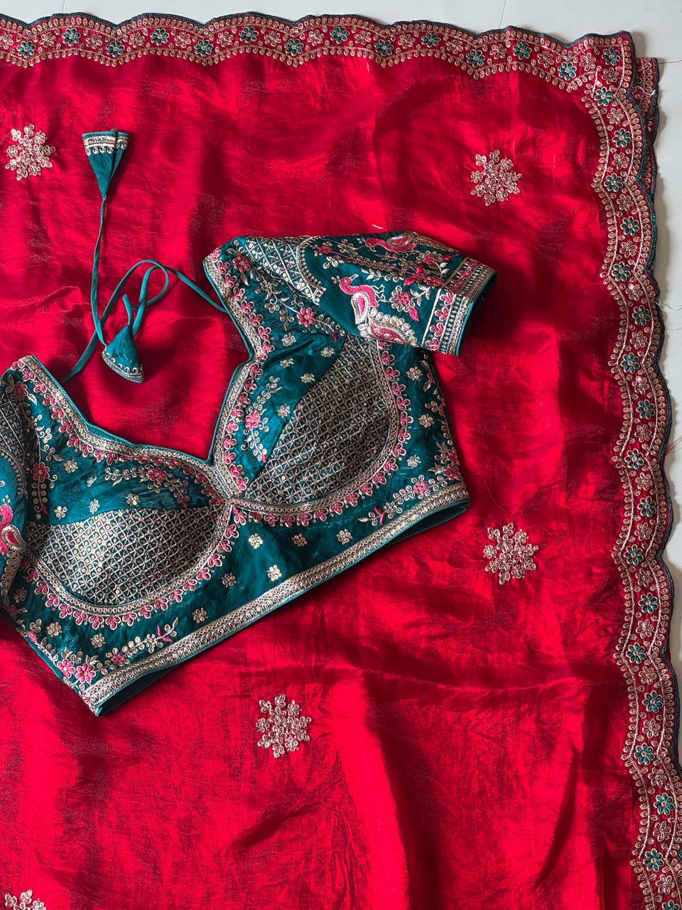Premium space silk saree