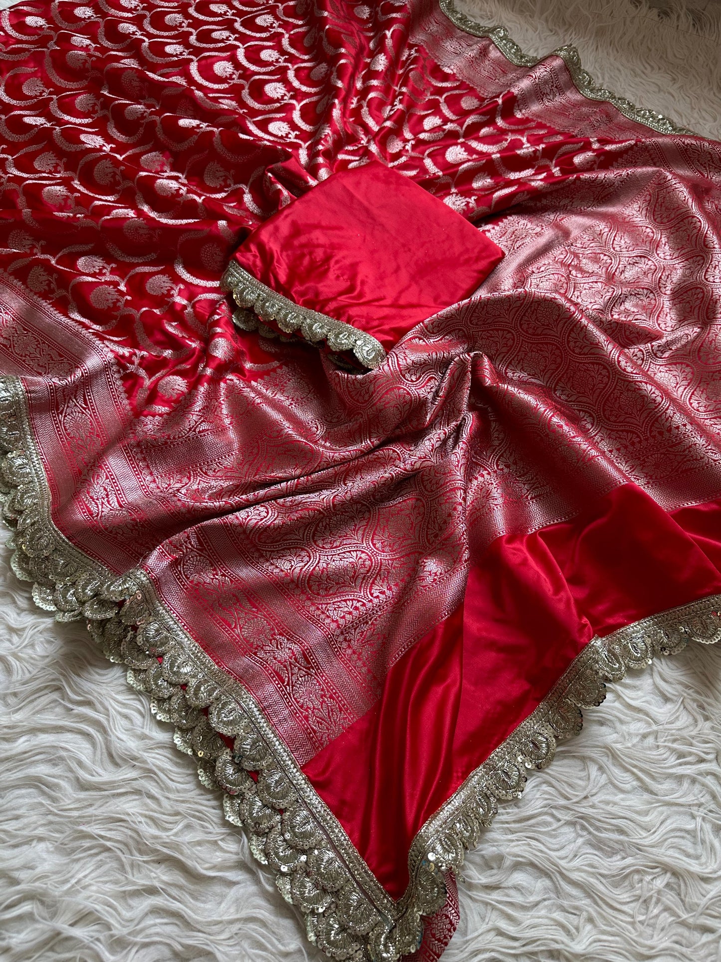 Banarasi mashru silk saree