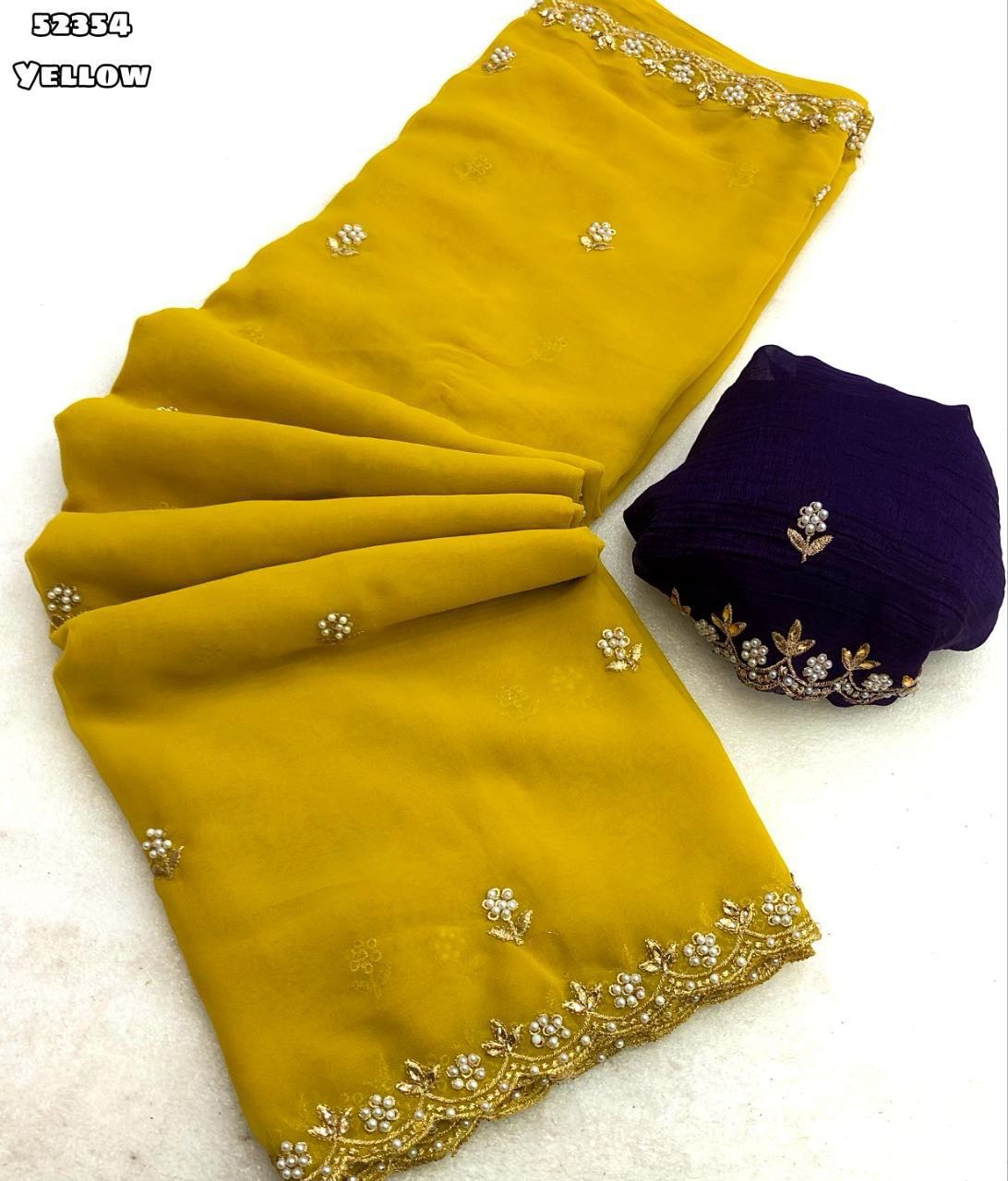 Georgette saree