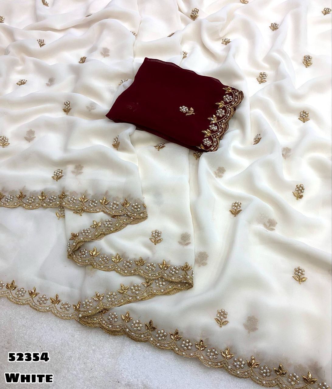 Georgette saree