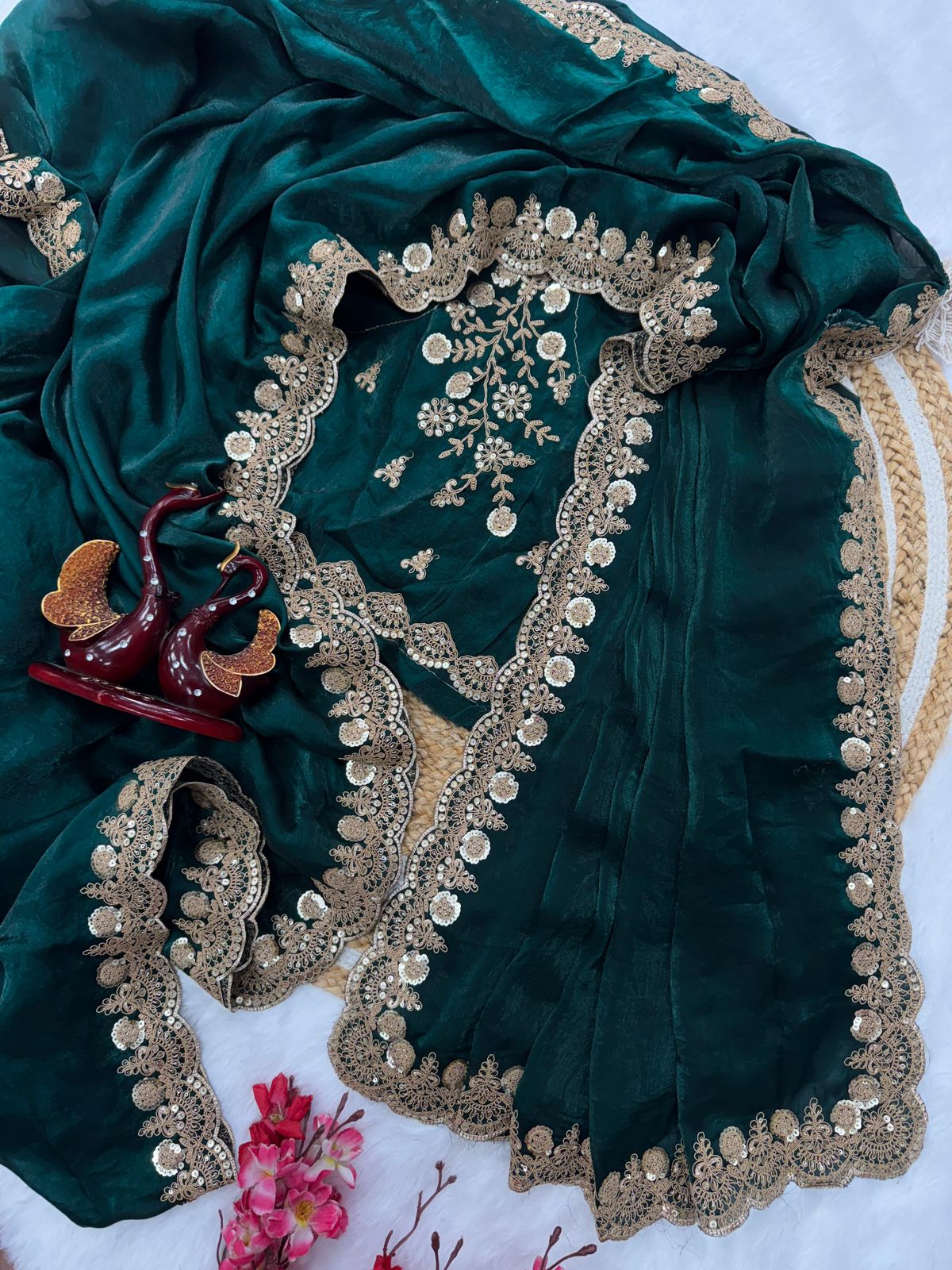 Heavy space Silk Saree