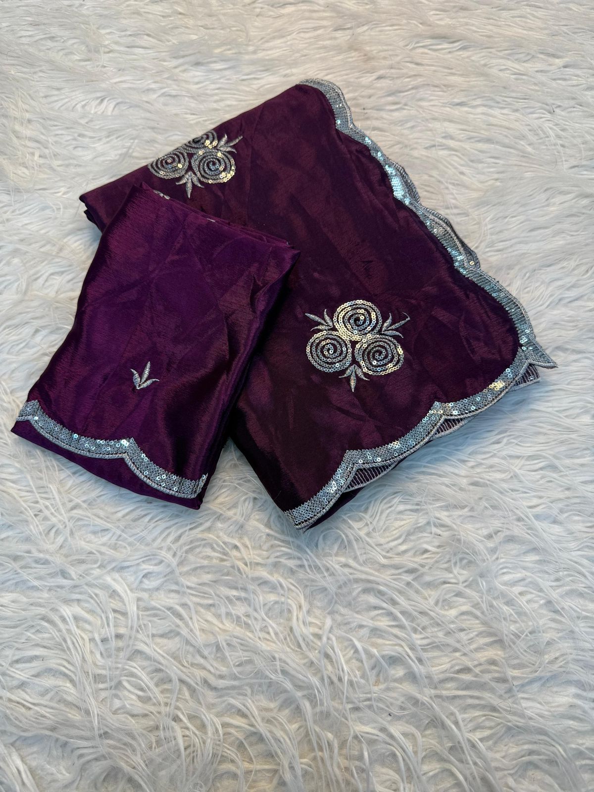 Pure Chinnon Saree