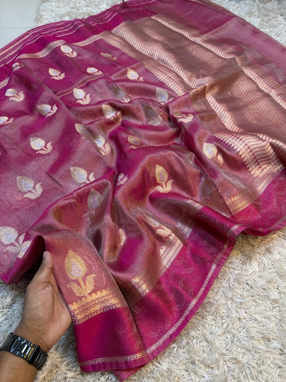BANARASI SOFT KATAN TISSUE SILK SAREE