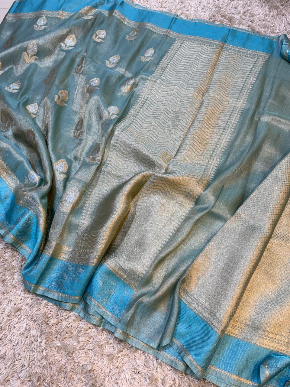 BANARASI SOFT KATAN TISSUE SILK SAREE