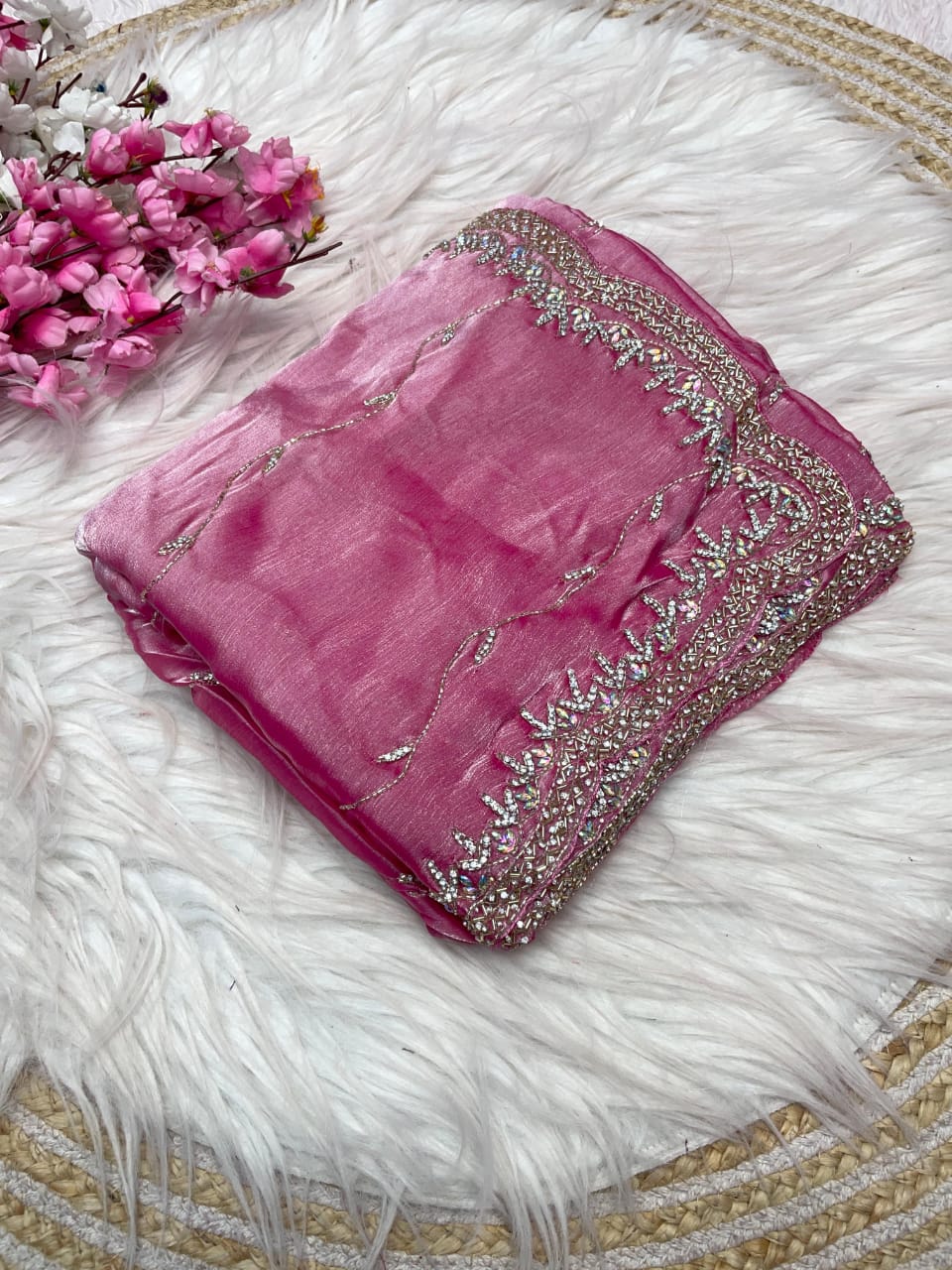 Pure Zimmy Choo Silk Saree