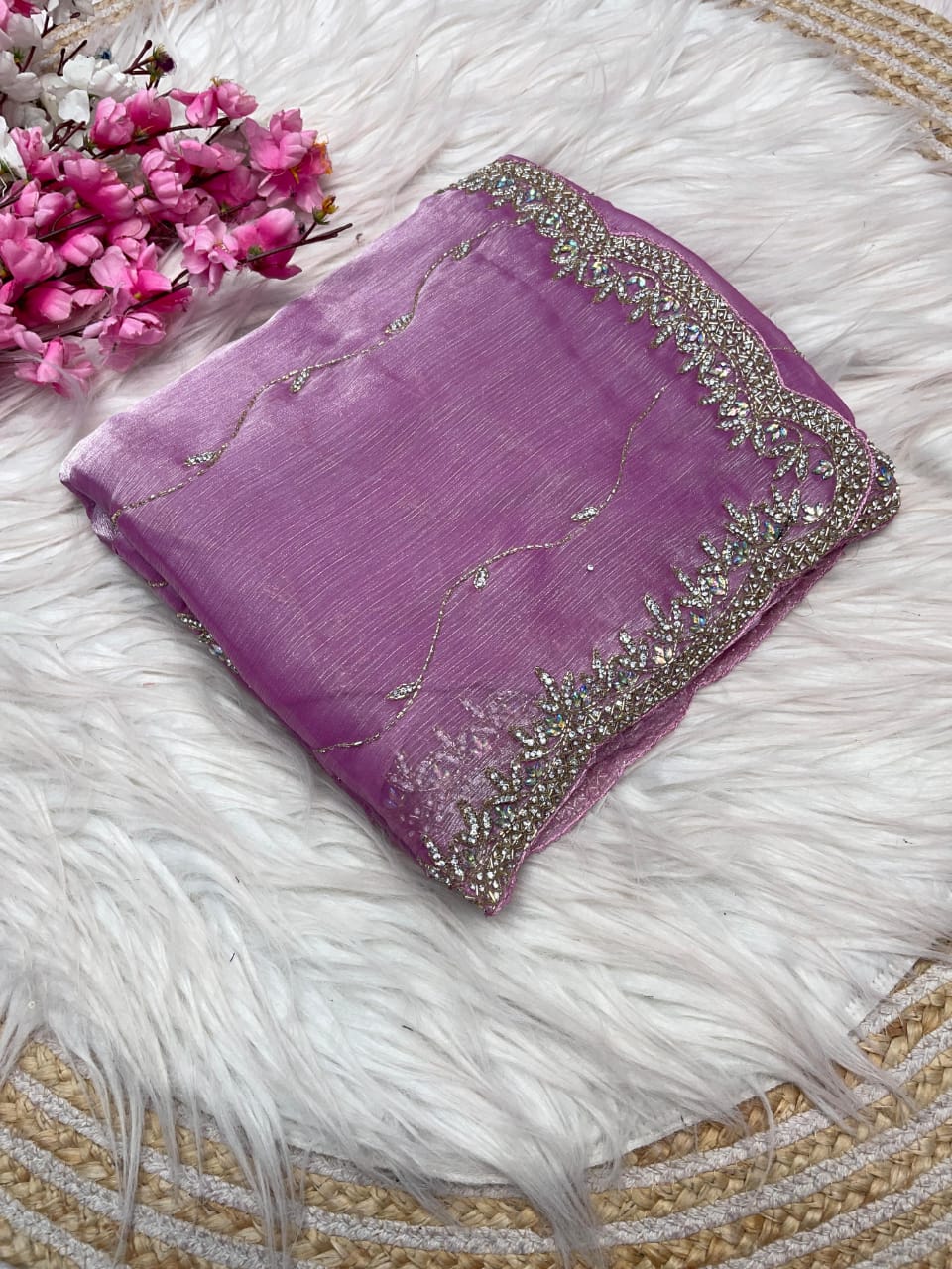 Pure Zimmy Choo Silk Saree